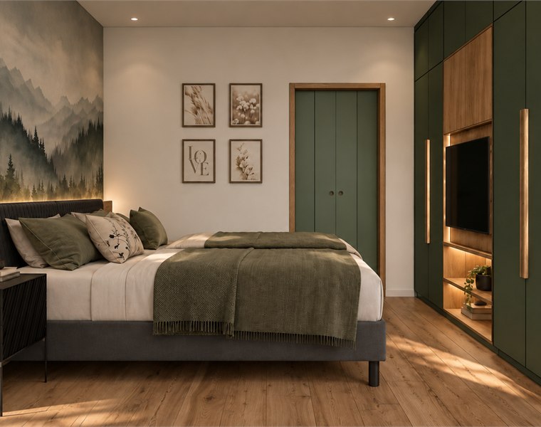 Návrh interiéru horského apartmánu